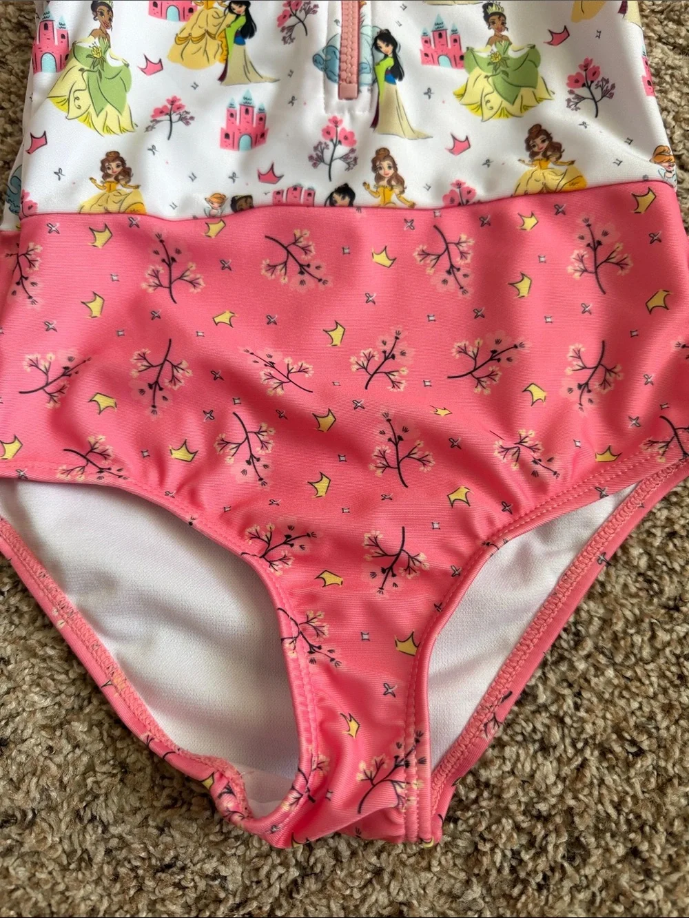 DISNEY PRINCESS TODDLER GIRL ONE PIECE SWIMSUIT